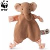 WWF Klub mláďat WWF - Obliečka sloník Ebu (béžová, 30 cm) pre batoľatá Obliečka sloník
