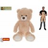 Mikro Trading Medveď svetlo hnedý Plush Friends 80 cm