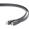 PremiumCord Kábel HDMI+Ethernet, zlac., plochý, 2m kphdmep2