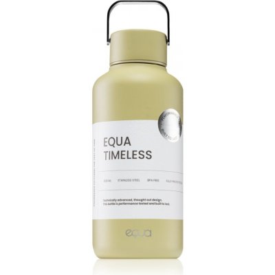Equa Timeless fľaša na vodu z nehrdzavejúcej ocele malá farba Matcha 600 ml