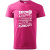 1979 v kocke - Klasické pánske tričko vyššej gramáže - S ( Purpurová )