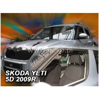 Deflektory Škoda Yeti 2009-2017