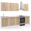 VerDesign, MATEO kuchynská linka 220, dub sonoma-biela LTD