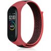 Xiaomi Nylónový náhradný náramok na suchý zips pre Mi Band 3/4/5/6/7 Farba: červená s čiernym