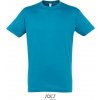 SOL´S REGENT / Pánske tričko s okrúhlym výstrihom - aqua XXL