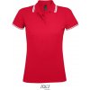 SOL´S PASADENA / Dámska polokošeľa - red/white L