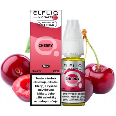 ELFLIQ Nic SALT Cherry 10 ml objem: 10ml, nikotín/ml: 20mg