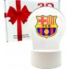 Creative Nočné stolné svetlo Barca Barcelona pre deti, 3D LED, vianočný darček