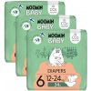 MOOMIN Baby 6 eko plienky mesačné balenie maxi 12–24 kg 102 kusov