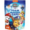Nickelodeon Paw Patrol Foam Makers Caps pena do kúpeľa pre deti 6 x 16 g