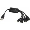 Esperanza USB 2.0 hub 3 porty USB + 1 port MINI USB EA114