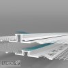 LIKOV LD-LI lišta dilatačná univerzálna 2D LD-LI PVC 10
