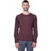 Hannah BINE L/S red mahogany Veľkosť: S tričko dlhý rukáv