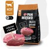 Krmivo pre mačky Pan Mięsko Teľacie s Kačicou 5 kg Proti tvorbe chlpových bezoárov