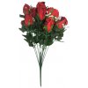 Ruže kytica červená 