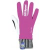 Bežkárske rukavice Lill-Sport Legend Slim - ružová/biela/sivá 7
