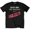 Tričko Sex Pistols - Never Mind The Bollocks, Unisex,Čierna,S