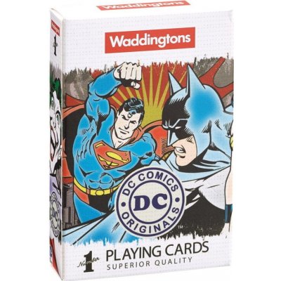 Winning Moves Waddingtons Hracie karty: DC Superheroes Retro