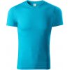 PICCOLIO® Unisex tričko Paint P73 Veľkosť: XS, Farba: Tyrkysová Basic tričko na každý deň