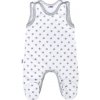 Dojčenské dupačky New Baby Classic II sivé s hviezdičkami 74 (6-9m)