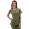 Perlička® Zdravotnícka košeľa VIKY Oliva Veľkosť: 44, Farba: Oliva