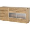 Szynaka MONTENEGRO 47 široká komoda s presklenenými dvierkami