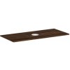 Doska pod umývadlo Hansgrohe Xelu Q 118x1,6x55 cm tmavý orech 54115630