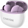 Canyon TWS-5, True Wireless Bluetooth slúchadlá do uší, USB-C nabíjanie, nabíjacia stanica v kazete, fialové CNS-TWS5PU