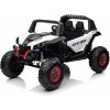 JOKO Elektrické autíčko Buggy UTV-MX 2000N 4x75W s LED Svetlom nad Sedadlom, Dvojmiestne kožené sedadlo, penové kolesá, nosnosť 50 kg, biele