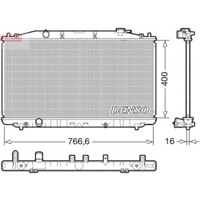 Chladič motora DENSO DRM40051