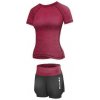 Merco Runner Short 2W fitness set plum - XXL