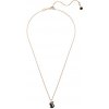 Swarovski Pôvabný bronzový náhrdelník s kryštálmi Iconic Swan 5678046