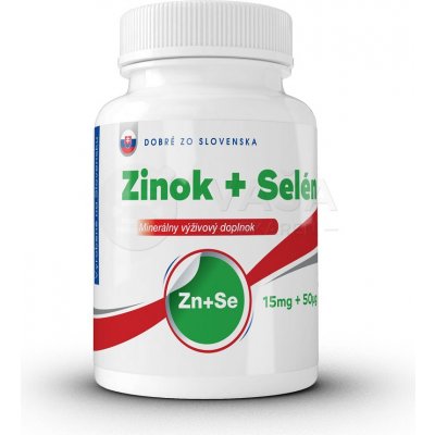 Dobré z SK Zinok 15 mg + Selén 50 μg 100+20 tabliet