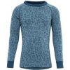 Detské lyžiarské funkčné tričko Devold duo active merino modrá