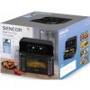 Teplovzdušná fritéza s dvomi komorami Sencor SFR 9650BK 2700W