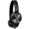 SONY MDR-ZX310 - Slúchadlá s opaskom, 30mm reproduktory s citlivosťou 98 dB/mW - BLACK