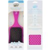 Wet Brush Paddle Detangler kefa na vlasy Pink