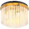 GLOBO 15698DM GORLEY stropné svietidlo D320mm 5xE14 zlatá, biela