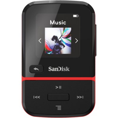 SanDisk MP3 Clip Sport Go, červená 16 GB 85271300