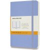 Moleskine Zápisník - mäkké dosky A6, linajkový, nebesky modrý