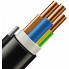 Kábel pevný závesný CYKY-Z-J 3x2,5 pvc čierny