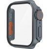 AppleKing puzdro v štýle Watch Ultra s tvrdeným sklom pre Apple Watch 44 mm - sivé - možnosť vrátiť tovar ZADARMO do 30tich dní