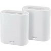 Kompletný Wi-Fi systém Asus ExpertWiFi EBM68 AX7800 Tri-band Mesh Wi-Fi 6 (2-pack) (90IG07V0-MO3A40) biely