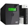 Green Cell 600VA | 360W / Záložný zdroj / 2-6ms / 12V/7Ah / 2x Schuko (UPS01LCD)