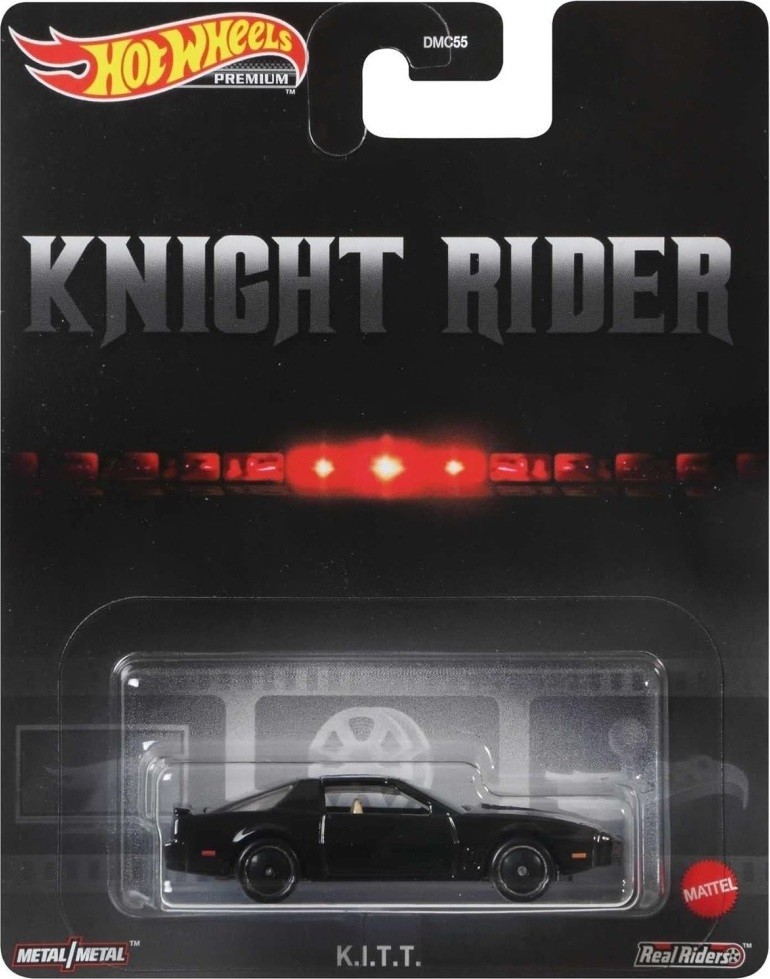 Mattel Hot Wheels Prémiové auto Knight Rider KITT