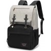 N.F.M. unisex prebaľovací batoh s USB portom - 22L - sivo-čierny - 15,6