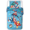 TipTrade Vianočné bavlnené obliečky 140×200 + 70×90 cm – Avengers Vianočná Jazda