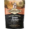 Granule pre psov Carnilove Grain Free Salmon & Turkey for Large Breed Puppy 1,5 kg