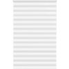 Roleta zebra, biela, šírka tkaniny 135,9 cm, polyester