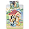 FARO Obliečky do postieľky 100x135 + 40x60 cm - Bluey a jej rodina
